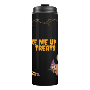 Sleepy sloth ready for Halloween treats! Classic T Thermal Tumbler