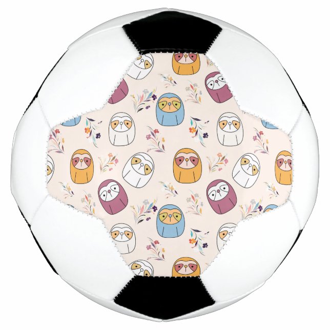 Sleepy Sloth Soccer Ball (Front)