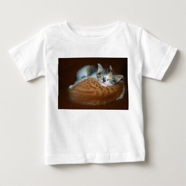 Sleepy soft kittens baby T-Shirt (Front)