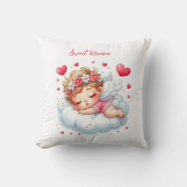 Sleepy Stars: Snuggle Up for Sweet Dreams  Cushion (Front)