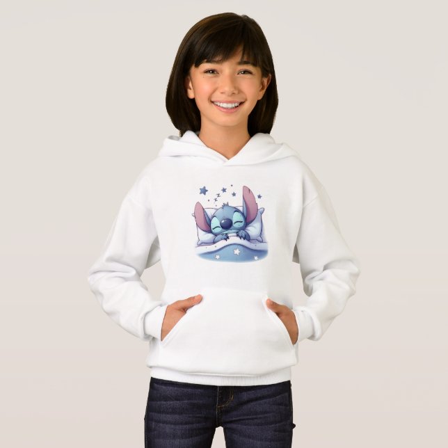 Sleepy Stitch Hoodie for Kids (Front Full)