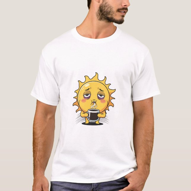 Sleepy Sun Coffee T-Shirt (Front)