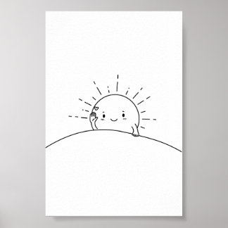 Sleepy Sun Says Hi Poster