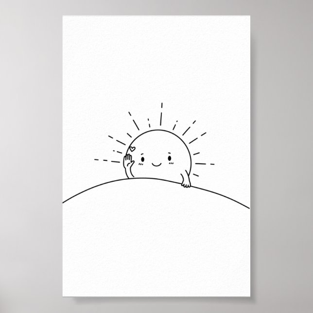 Sleepy Sun Says Hi Poster (Front)