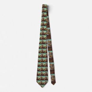 Sleepy Tiger cub Tie