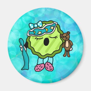 Sleepy Time Pickle Night Night Jammies Magnet