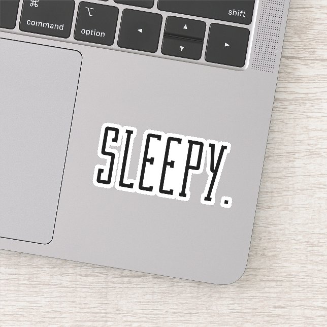 Sleepy. Typography (Detail)