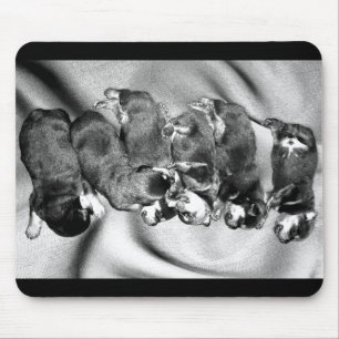 sleepyhead rottweiler puppies mouse pad