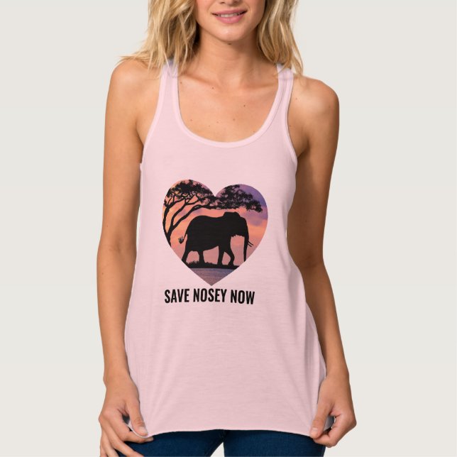 SLEEVELESS shirt Save Nosey Now (Front)