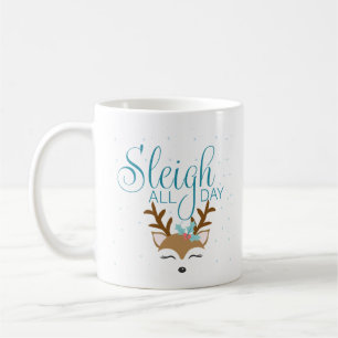Sleigh All Day Holiday Mug