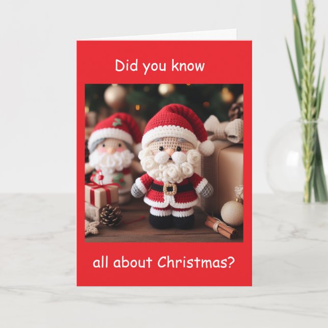 *SLEIGH ALL DAY THEN CABERNET" HOLIDAY CARD (Front)