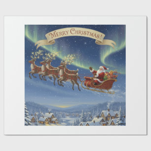 Sleigh Bells in the Starlit Wrapping Paper