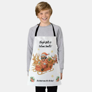 Sleigh Bells & Salami Smells! Apron
