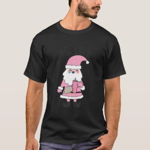 Sleigh Bougie Santa Tumbler Funny Christmas Pink S T-Shirt