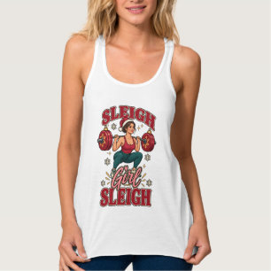 Sleigh Girl Sleigh Christmas Weightlifting Singlet