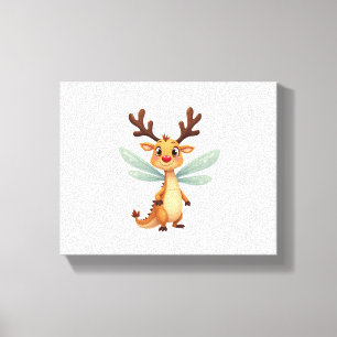 Sleigh Ride Dragonfly Canvas Print