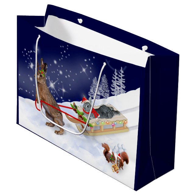 Sleigh Ride Gift Bag (Front Angled)