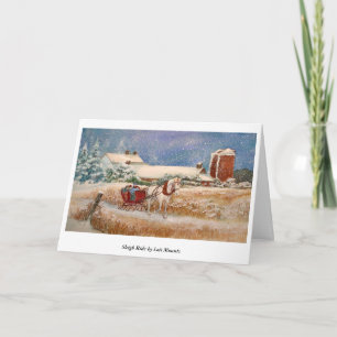 Sleigh Ride Holiday Card