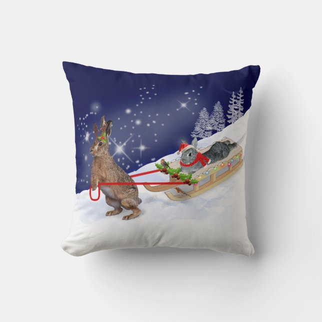 Sleigh Ride Pillow (Front)