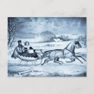 ''Sleigh Ride'' postcards