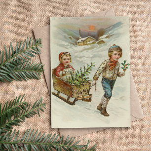 Sleigh Ride Vintage Christmas