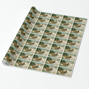 Sleigh Ride Wrapping Paper