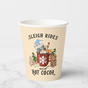 Sleigh Rides and Hot Cocoa – Scandinavian Gnome Paper Cups