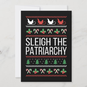 Sleigh The Patriarchy II Holiday Card