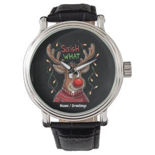 Sleigh What? Hilarious Take on Christmas Customiza Watch
