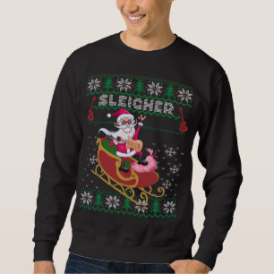 Sleigher Santa Ugly Christmas Sweater Design