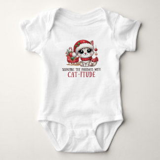 Sleighing the Holidays with Catitude Baby Bodysuit