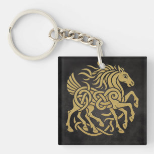 Sleipnir Eight-Legged Horse Norse Mythology Design Key Ring