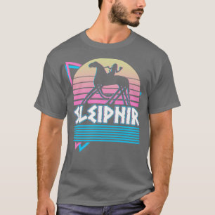 Sleipnir Odin Viking Norse Mythology Retro T-Shirt