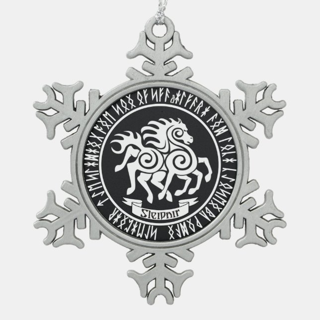 Sleipnir / Odin's Horse - Yule Ornament (Front)
