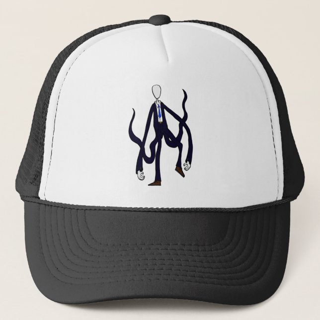 Slender Man - Book of Monsters Halloween Trucker Hat (Front)