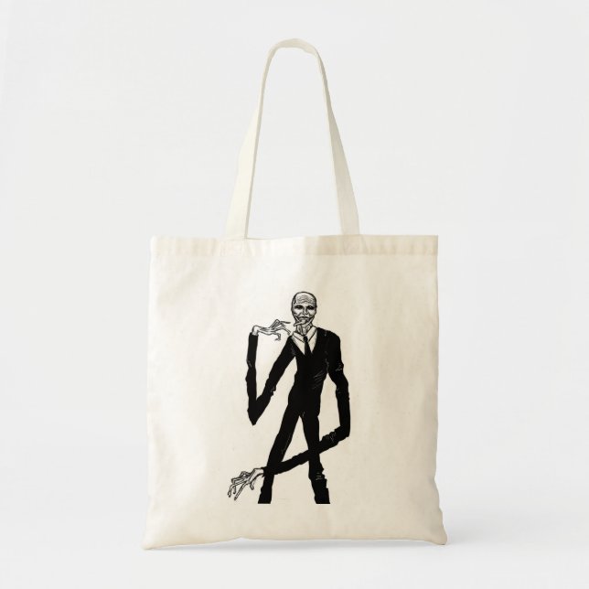 Slender Man Tote Bag (Front)