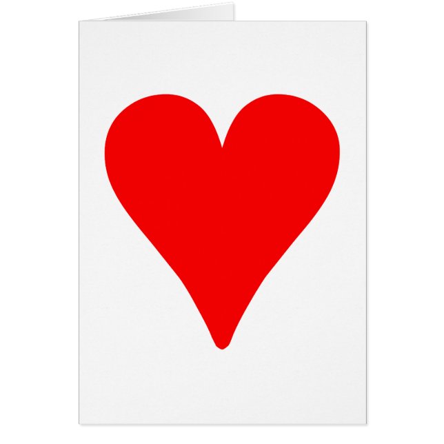 Slender Red Heart (Front)