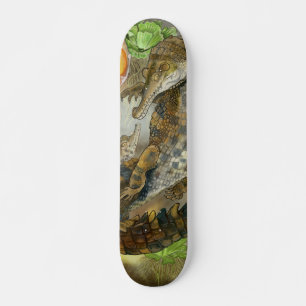 Slender Snouted Crocodile Skateboard