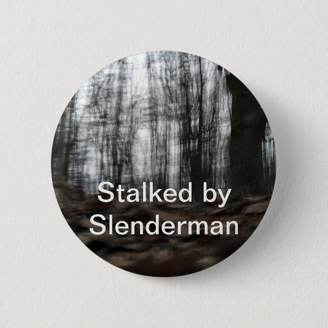 Slenderman Forest 6 Cm Round Badge (Front)