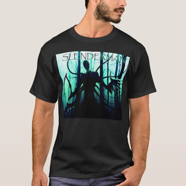 Slenderman Slender man Creepy pasta T-Shirt (Front)