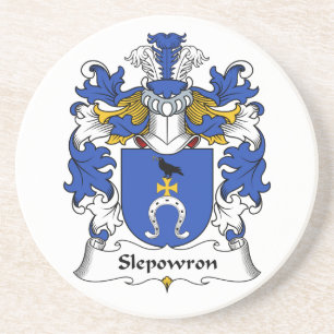Slepowron Family Crest Coaster