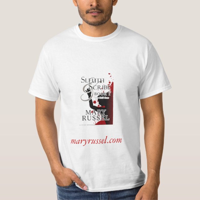 Sleuth & Scribe book 1 the cold case cover T-Shirt (Front)