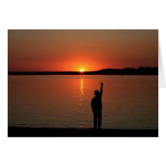 SLG  Sunset  card