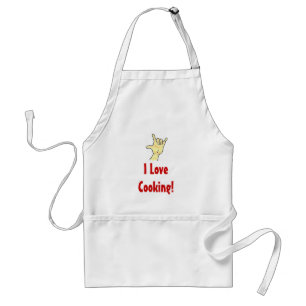 SLGreetings 118_2, I Love Cooking! Standard Apron