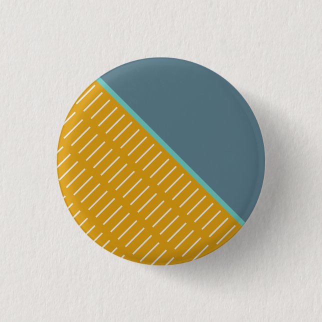 Slice of Blue-Gray 3 Cm Round Badge (Front)