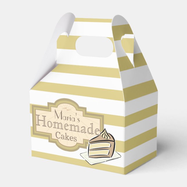 Slice of Cake Favour Box (Front Side)