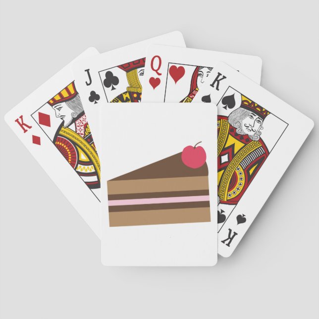 Slice Of Cake Playing Cards (Back)