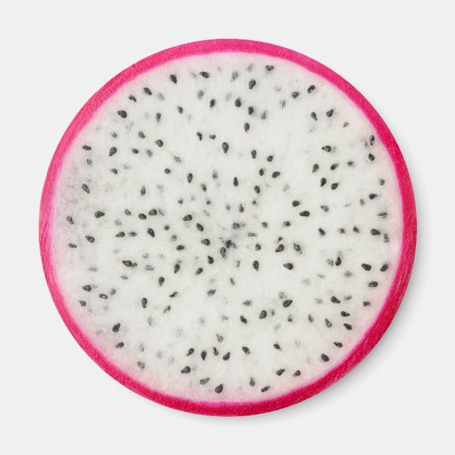 Slice of dragon fruit magnet (Front)