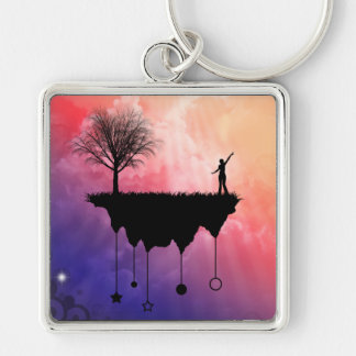 Slice of Earth Key Ring