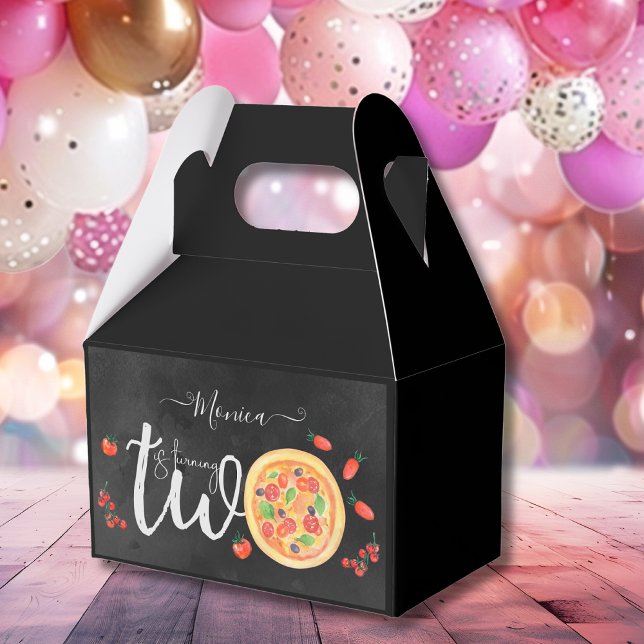 Slice of fun, second birthday favour box (Creator Uploaded)